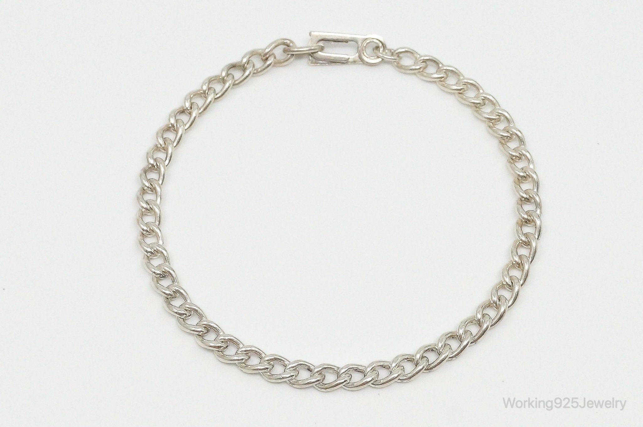 Antique Sterling Silver Chain Bracelet