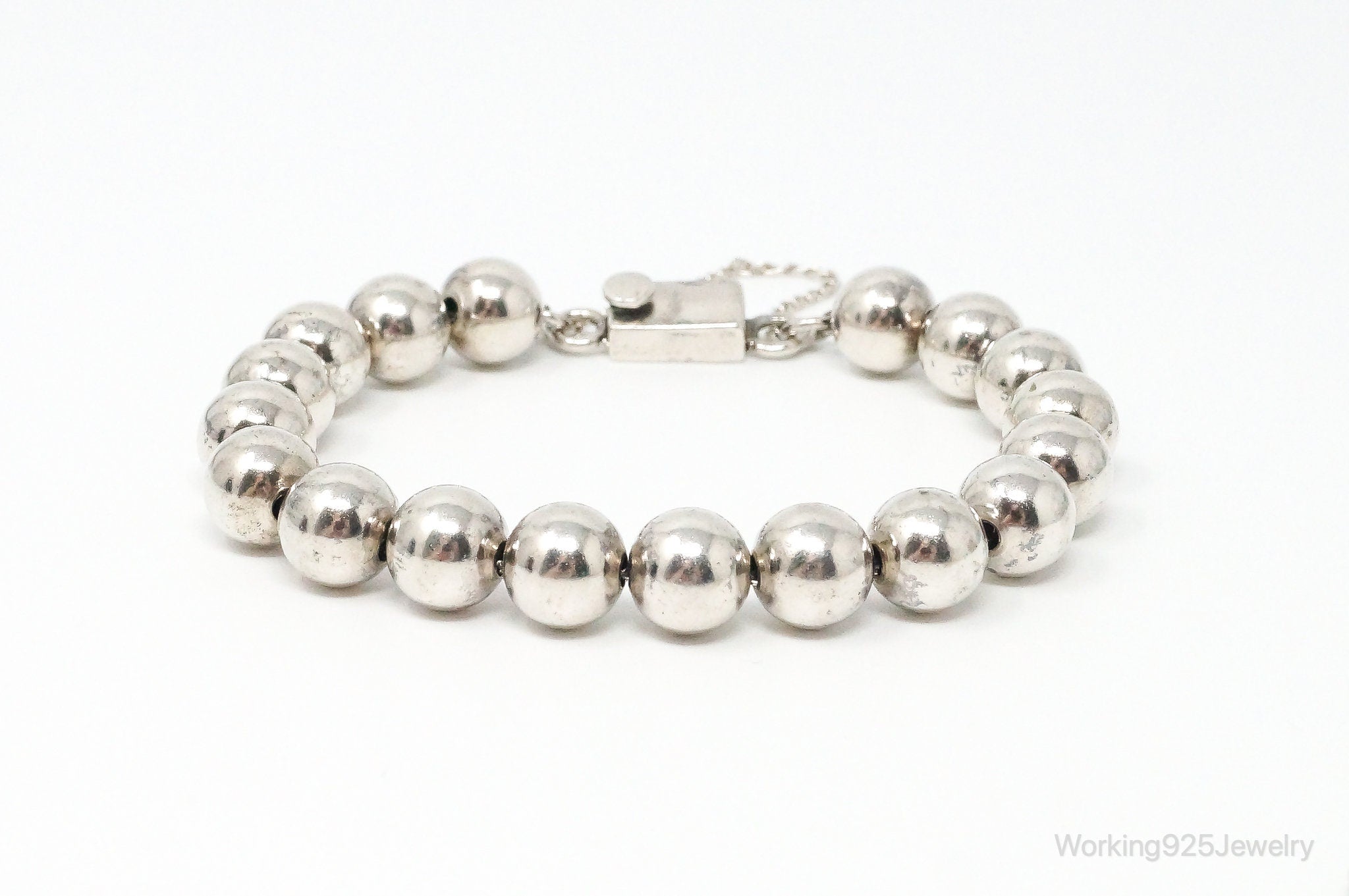 Designer Silpada Beaded Sterling Silver Bracelet