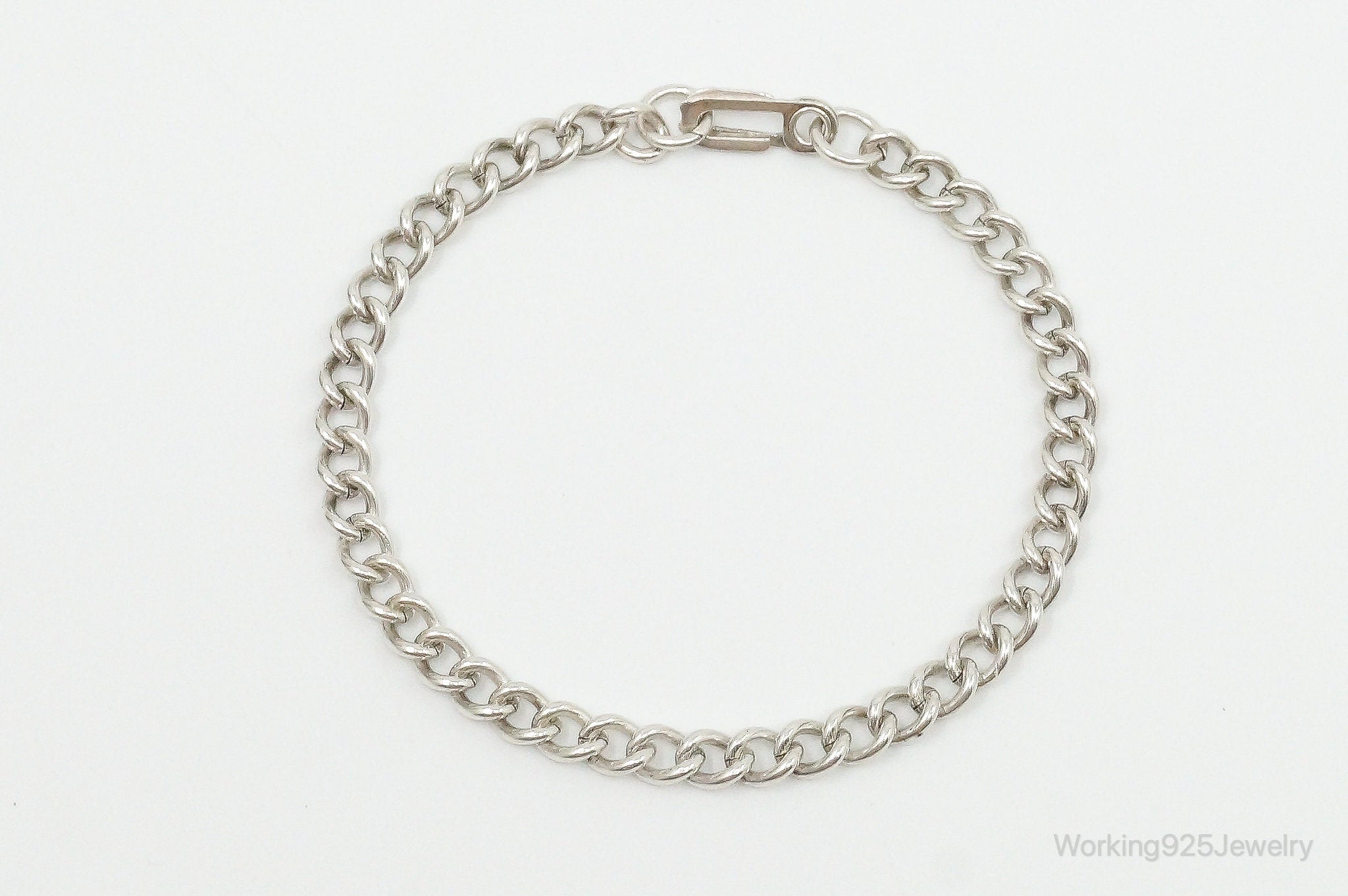 Antique Sterling Silver Chain Bracelet