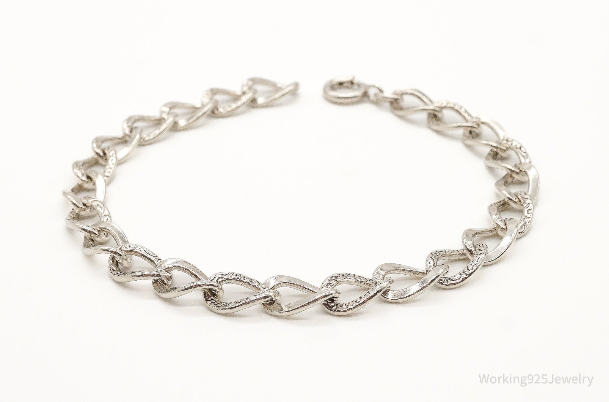 Antique Lestage Sterling Silver Chainlink Bracelet