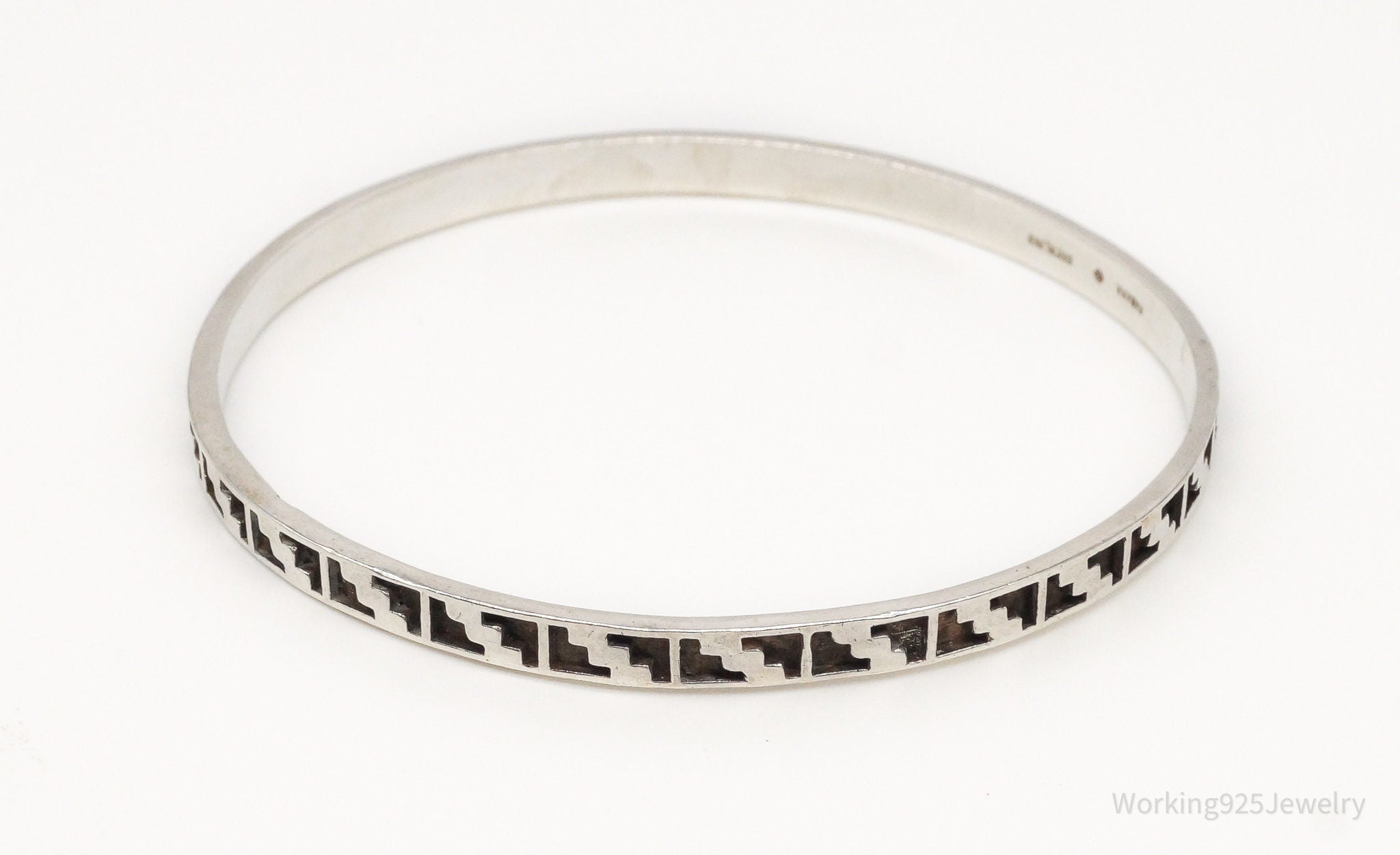 Vintage Designer Kabana Sterling Silver Bracelet